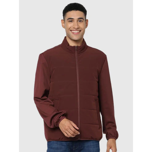 Polyamide Maroon Jacket