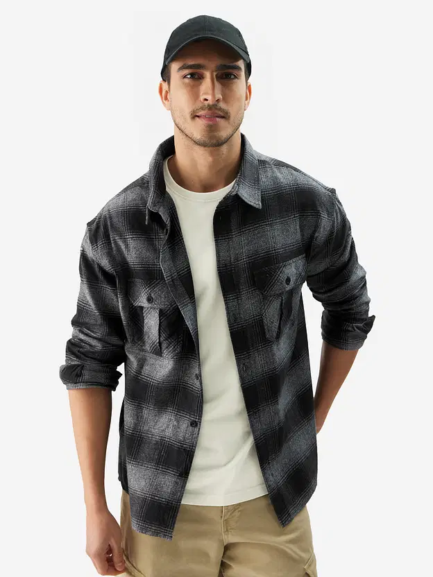 Plaid  Charcoal