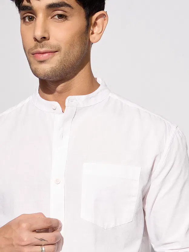 Cotton Linen  White