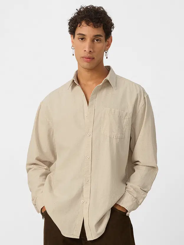 Cotton Linen  Beige