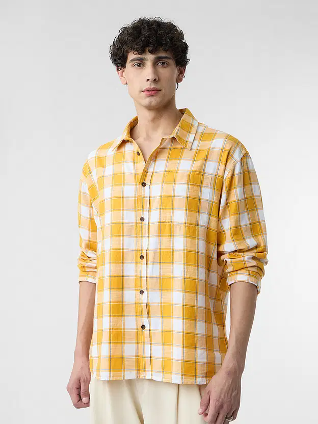 Plaid  Amber Gold