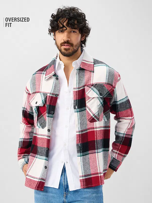 Plaid  Red, White, Blue