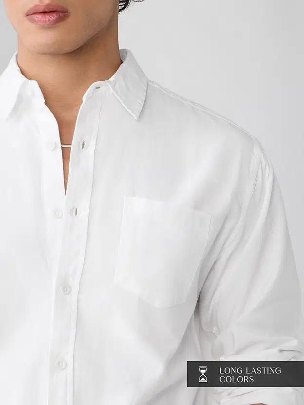 Supima Shirt  Classic White