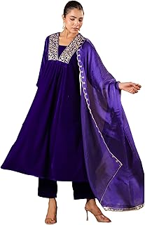 Art Women Kanjivaram Style Art Silk Saree Color: P