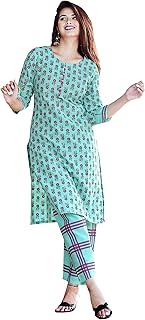 Cotton Printed Readymade Salwar Suit For Women(BAN