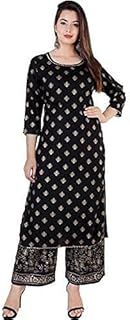 for Woman Womens Viscose Regular Kurta Pink