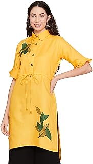 Designer Slub Cotton Fully Stitched Anarklai Kurti