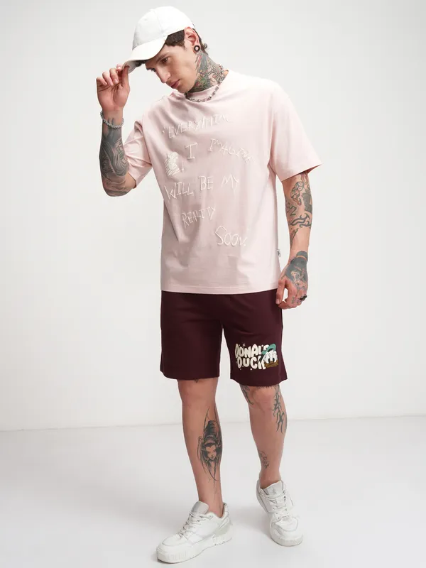 Disney By Men Brown Donald Duck Regular Short