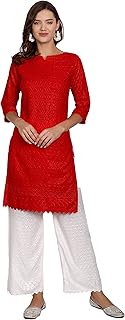 Kurta Set for Women Printed Straight Ethnic Kurti 