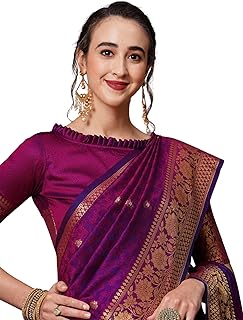 Lavender Color Organza Saree With Floral Embroider