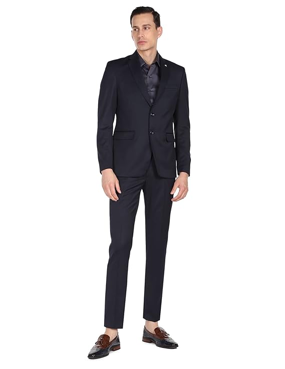 Mens Polyester Single Breasted Business Suit Pant