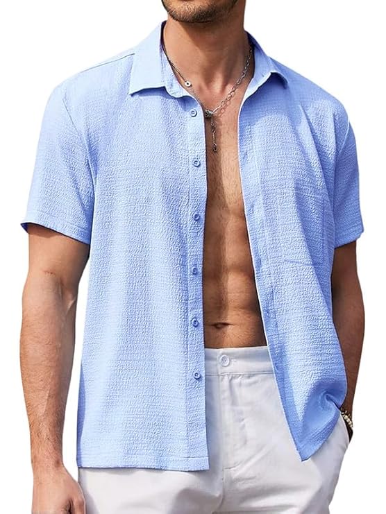 Shirt Comfortable Short Sleeve Shirts Casual Text