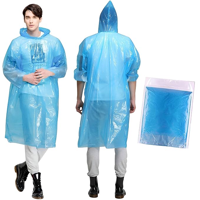 Raincoat with Hood Barsaati Water Resistant Rain P