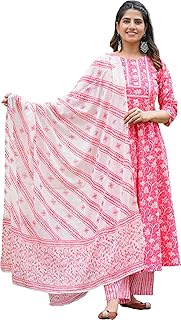 Women Art Silk Straight Kurta Regular Pants Suit S