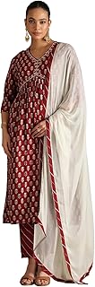 Women Art Silk Straight Kurta Salwar Pant Suit Set