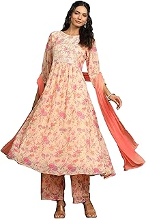 Women Art Silk Kurta Garara Suit Set