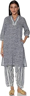 Women Cotton Asymmetric Kurta Set
