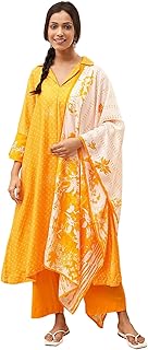 Women Bandana Printed A-Line Suit Set Signature