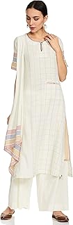 Women Cotton Flared Kurta Garara Suit Set