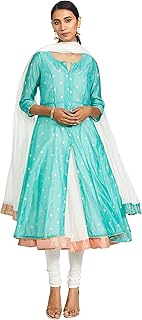Women Cotton Blend Straight Kurta Palazzo 2 Piece 