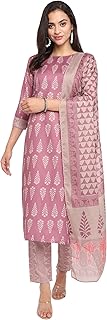 Women Cotton Regular Fit Printed Readymade Kurti (
