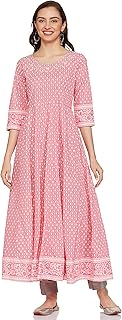 Women Cotton Printed Kurta Dress