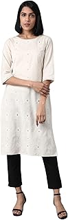 Women Cotton Regular Fit Pure Kurta