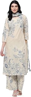 Women Cotton Straight Printed Suit Set Exclusive