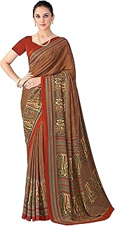 Women Kanchipuram Multi Art Silk Saree with Blouse