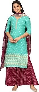 Women Poly Metallic Floral Lehenga Set