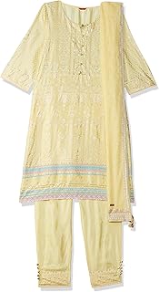 Women Patola Style Art Silk Saree Color: Beige (46