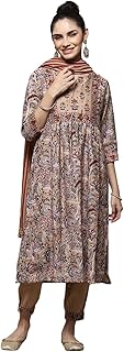Women Rayon A-Line Shoot Set Kurta Palazzo Suit Se