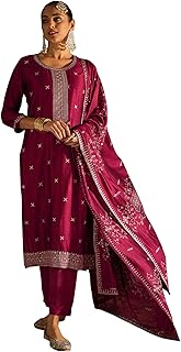 Women Solid Cotton Kalidar Kurta Palazzo Suit Set