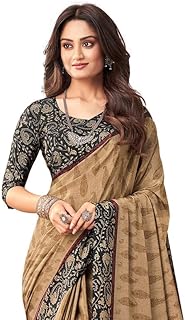 Womens Banarasi Bagh Organza Woven Zari Work Sare