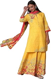 Womens Blue Block Print Tops & Tunic - Cotton Fab