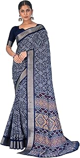 Womens Black Georgette Sequins Embellished Saree 