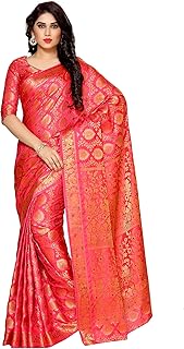 Womens Bronze Soft Zimmy Choo Fandy Silk Saree Wi