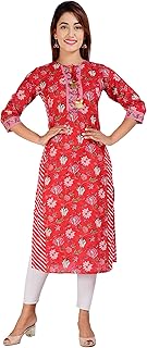 womens cotton Kurta with Tassel (KFNDMX)