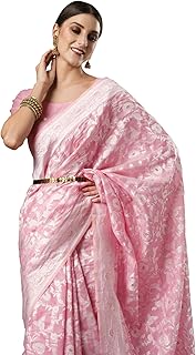 Womens Cotton Linen Abstract Printed Saree With U
