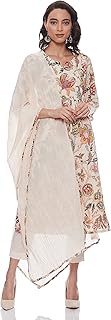 Womens Cotton Floral Printed Straight Kurta