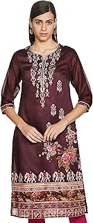 Womens Cotton Regular Fit Tunic Lucknow Chikankar