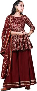 Womens Cotton Relaxed Fit Angrakha Plus Size Plus