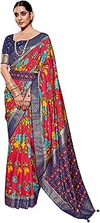 Womens Cream Viscose Silk Zari Woven Design Saree