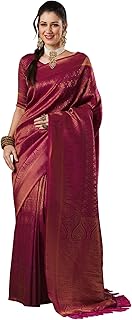 Womens Crepe Abstract Printed Saree With Unstitch