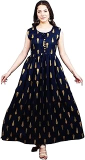 Womens Crepe Regular Fit A-Line Kurta