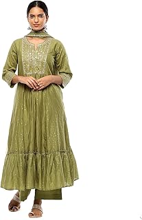 Womens Embellished Embellished Printed Georgette 