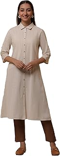 Womens Embroidered Silk Blend Straight Kurta & Pa