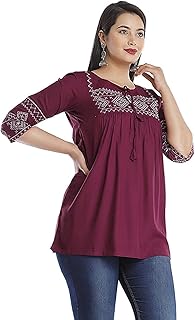 Womens Floral Print Cotton Anarkali Kurta