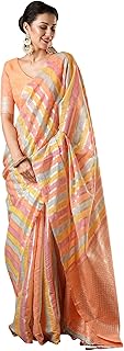 Womens Georgette Embellished Saree With Blouse Pi