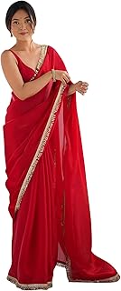 Womens Grey Chiffon Geometric Printed Ready To We